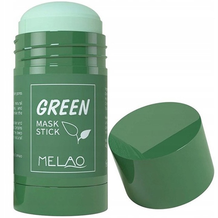 Melao zöld tea stift arcmaszk, 40 g, mélytisztító, hidratáló, stift alakú