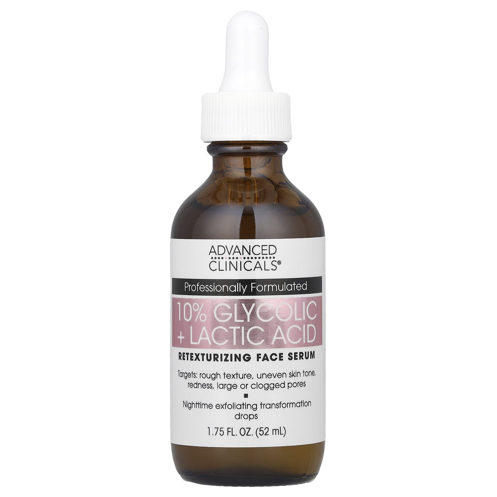 Serum pentru fata, 10% acid glicolic si lactic, 52 ml, fara parfum