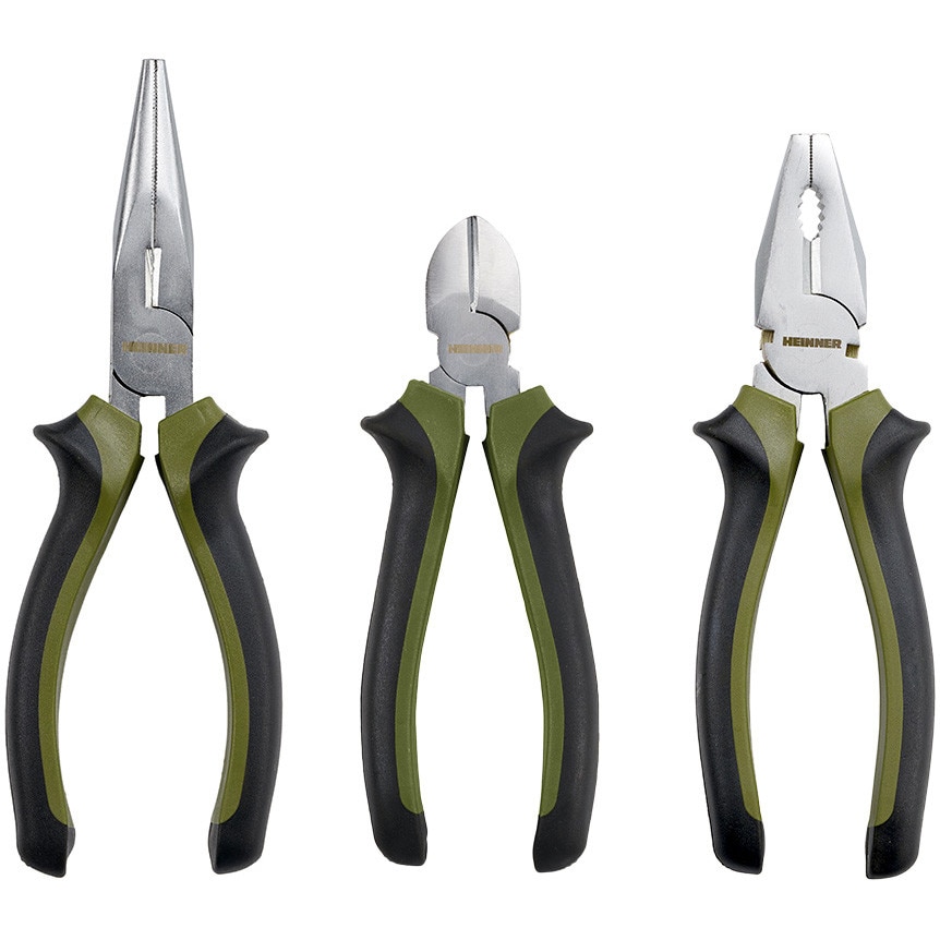 Pachet 3 unelte Heinner HR-PHT111, patent cu varf lung 160 mm lungime, patent tip sfic 160 mm lungime, patent clasic 180 mm lungime, 45 Otel-Carbon, maner plastic