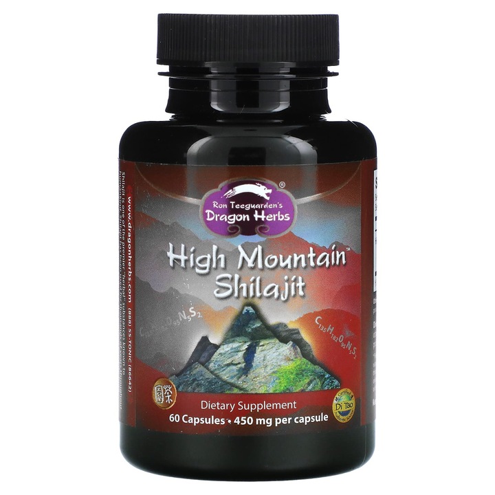 Shilajit, Dragon Herbs, 1800 mg, 60 capsule