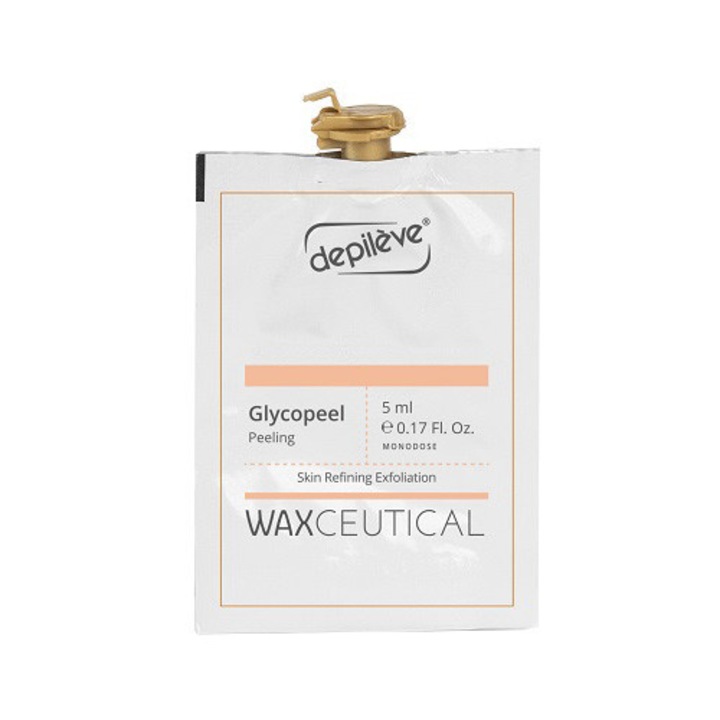 Exfoliant Depileve Waxceutical cu acid glicolic, pentru zona intima, 10X5ML