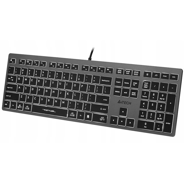 Геймърска клавиатура A4TECH Bloody B140N, черна, RGB осветление, време за реакция 1ms, водоустойчивост