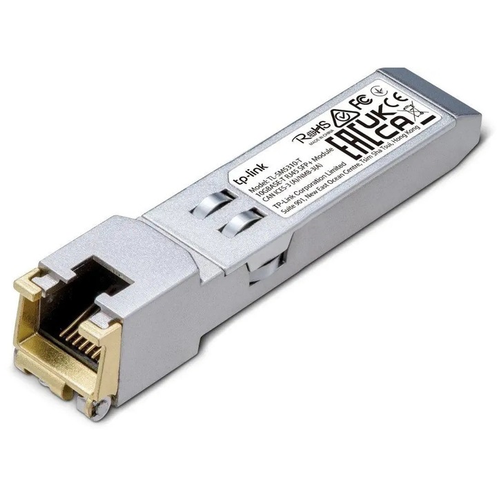 SFP+ 10G BASE-T модул, 10Gb/s, RJ45, 30m
