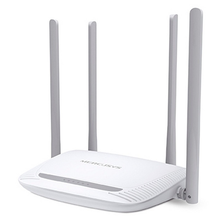 Mercusys MW325R WiFi router, 4 antenna, 300 Mb/s, fehér, 167x118x33mm