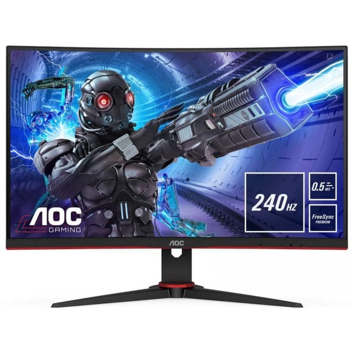 AOC C27G2ZE 27" VA monitor 240Hz 0.5ms, fekete