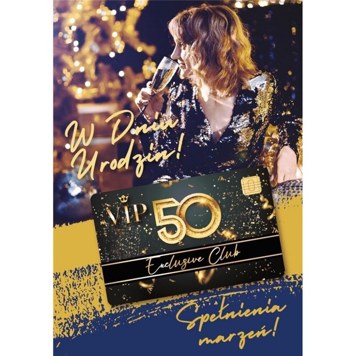 Felicitare Karnet Urodziny 50, Armin Style, set