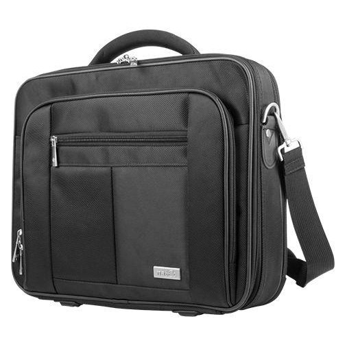 Geanta laptop Natec Boxer 15,6", 3 compartimente, sistem de protectie, neagra