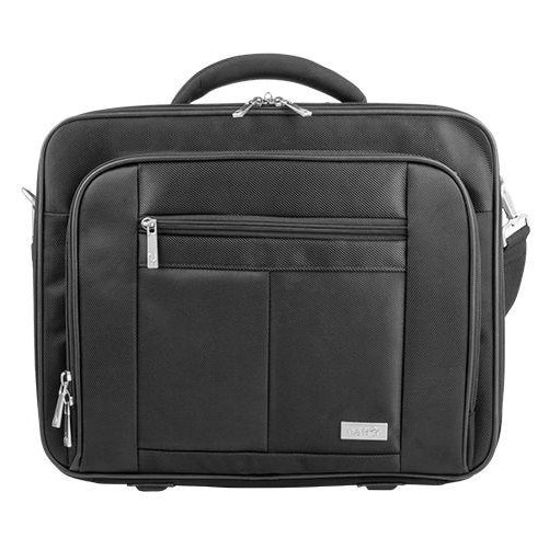 Geanta laptop Natec Boxer 15,6", 3 compartimente, sistem de protectie, neagra