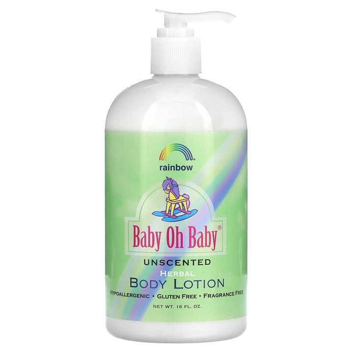 Baby Oh baba testápoló balzsam, Rainbow Research, 50 ml, hipoallergén, illatmentes, ásványi olajmentes