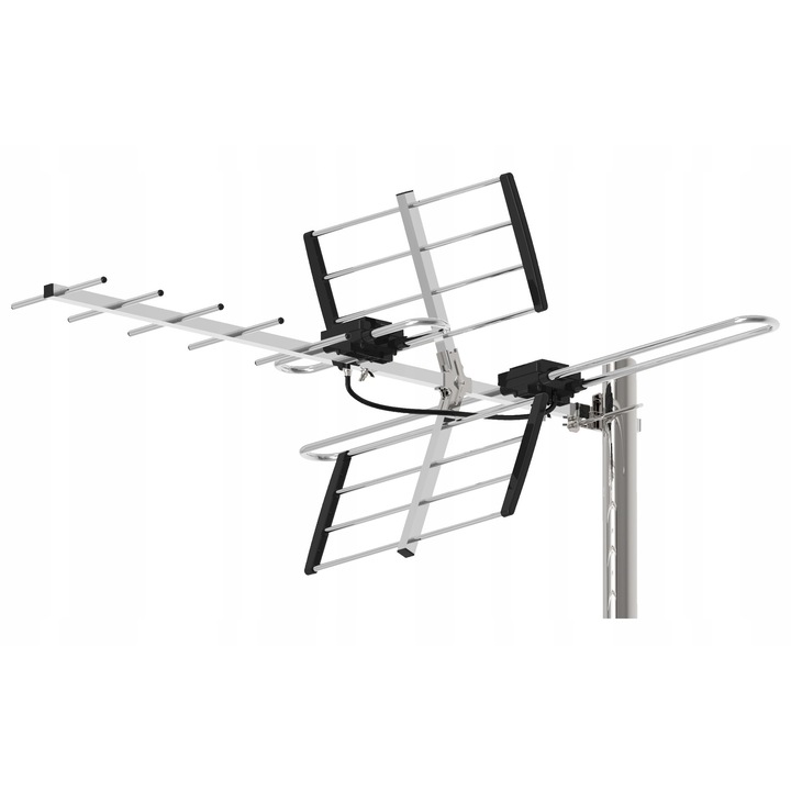 Antena TV externa directionala Blow DVB-T2 4K Ultra HD, 11-14 dB, 79cm, rezistenta la apa