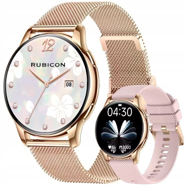 Smartwatch Rubicon, rose gold, 1.32