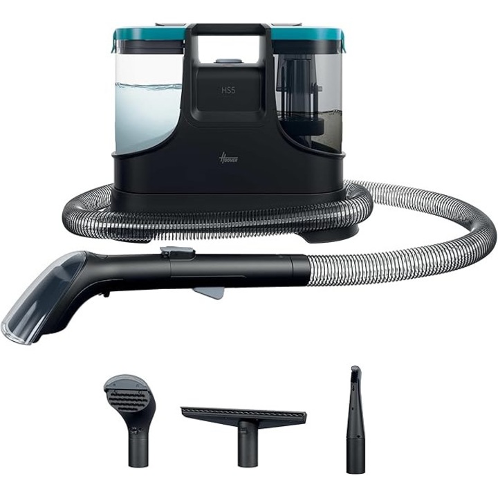 Hoover HS5 folttisztító, szőnyegtisztítás, kanapék, kárpitok, autóülések, 1,5 literes tartály, 400 W, kompakt, ideális háziállatok számára