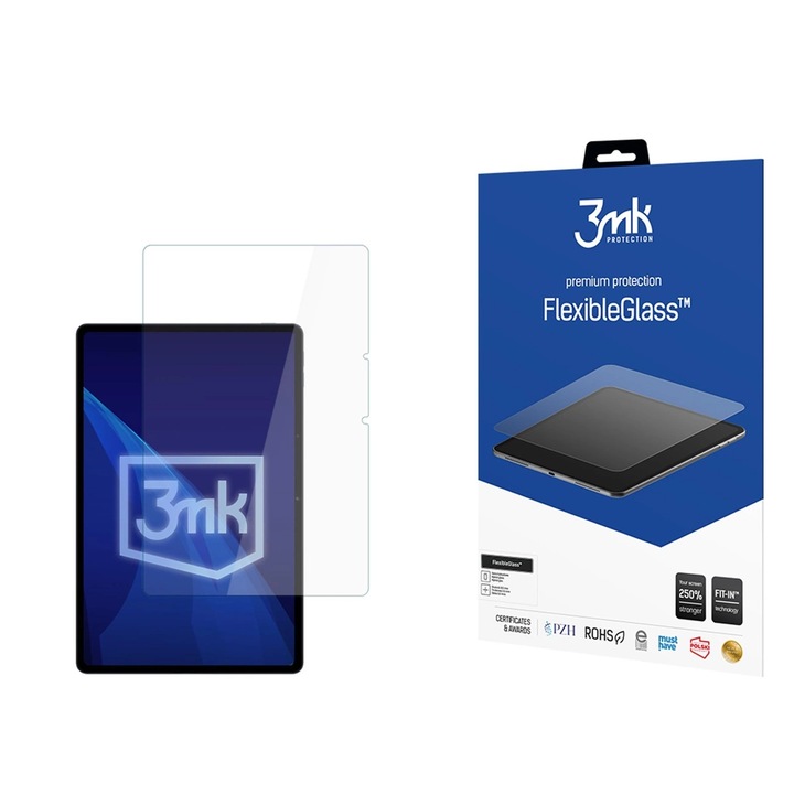 Folie sticla 3mk FlexibleGlass compatibila cu Oppo Pad SE, Transparent