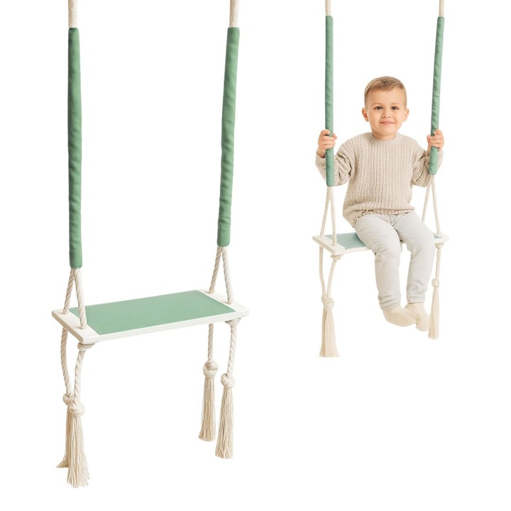 leagan camera copii verde deschis