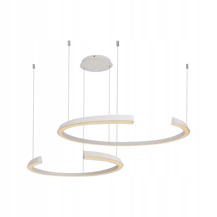 LED függeszték V-TAC VT-7914, 2 világítópont, fehér, 48W, 3000K, 116x116x118cm