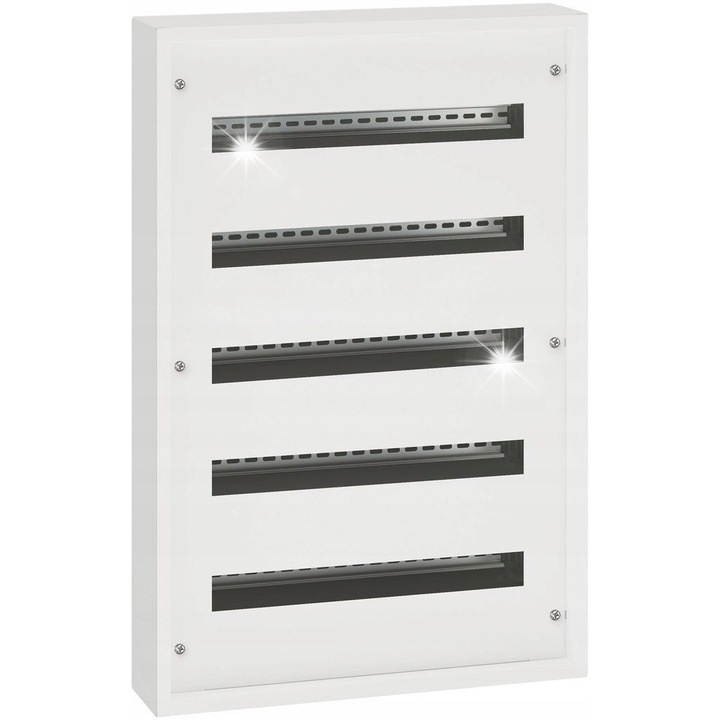 Villamos panelek, Legrand, felületszerelt elosztótábla XL3S 160, 5x24 modul, fehér, 890x740x135mm
