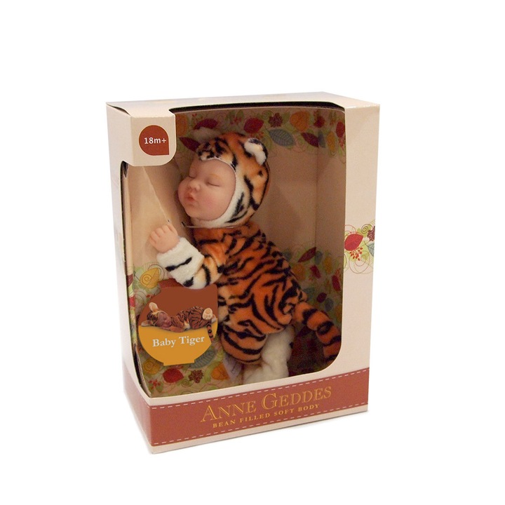 Papusa Anne Gaddes - Pui de tigru 23 cm