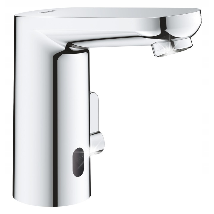 Смесител GROHE Eurosmart Cosmopolitan E, хром, с инфрачервен сензор, 1/2"
