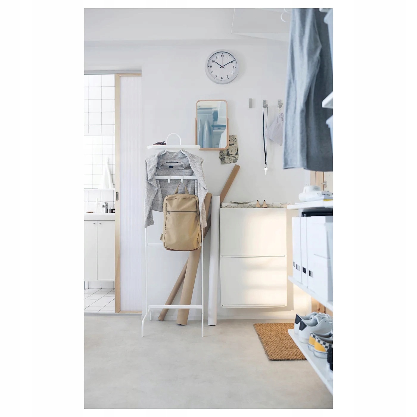 Dulap pantofi, Ikea, TRONES, alb, 52x39 cm - eMAG.ro
