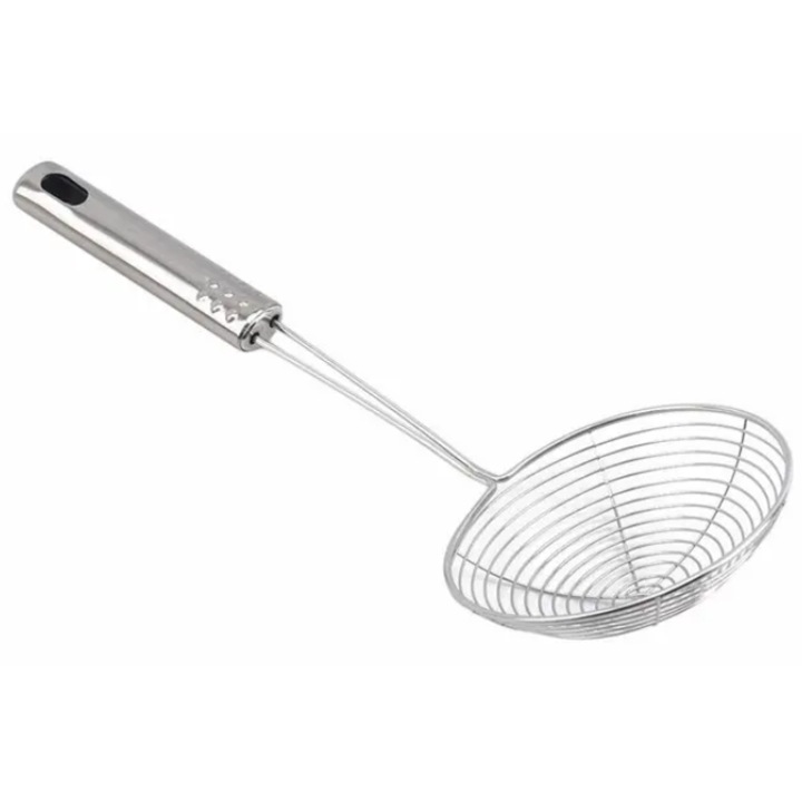 Paleta tip Strecuratoare inox, spumiera, 14 cm