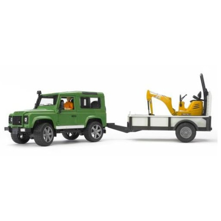 Land Rover BRUDER mikro-kotró figura, 1/16, 180x670x225mm