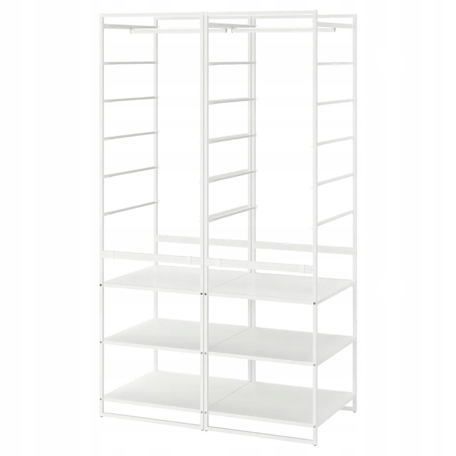 Raft pentru haine IKEA JONAXEL, 99x51x173cm, metal, suport