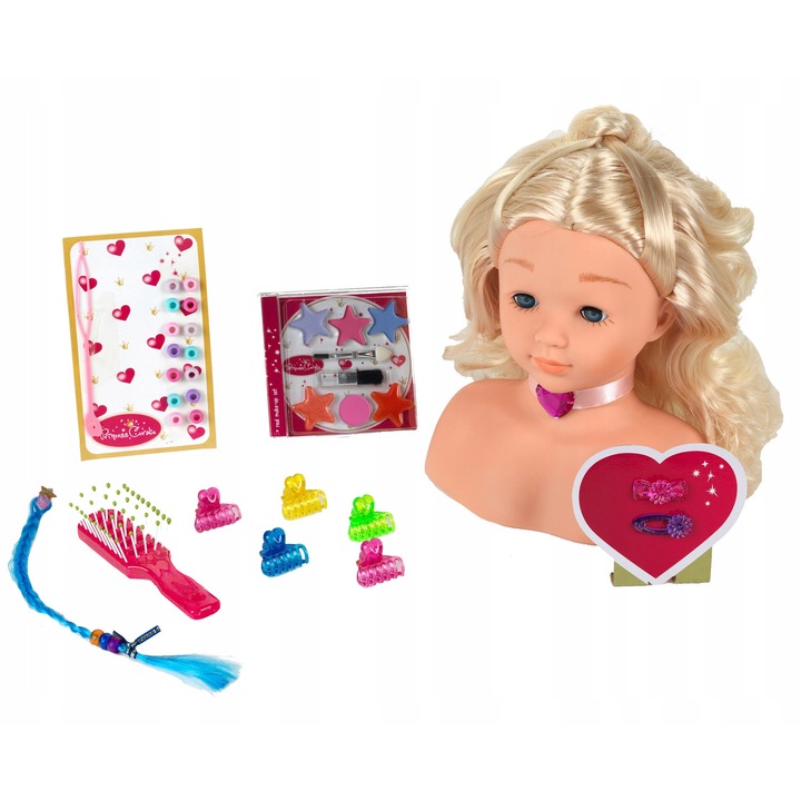 KLEIN styling baba, Coralie hercegnő modell, kiegészítőkkel együtt, 28 cm, többszínű