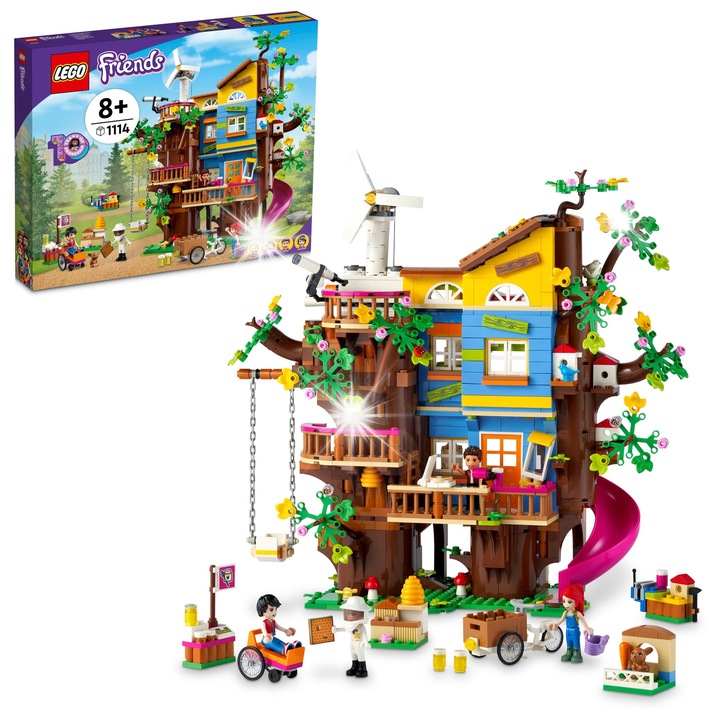 LEGO Friends Faház építőkészlet, 5 figura, 1114 darab, többszínű, 30x30x13cm