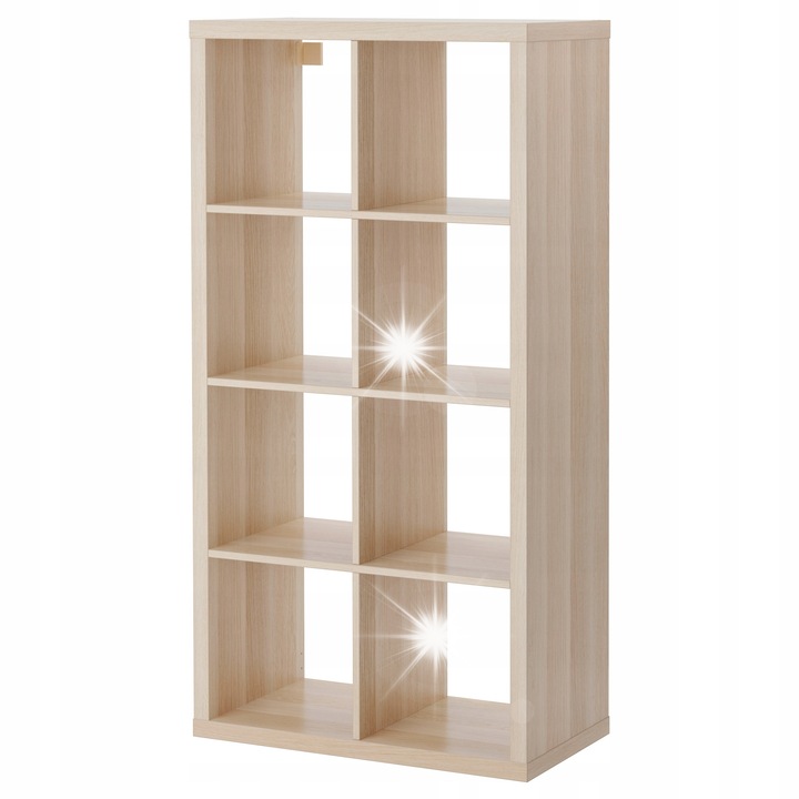 Рафт KALLAX, IKEA, 77x39x147 см, бежов, за стенен монтаж