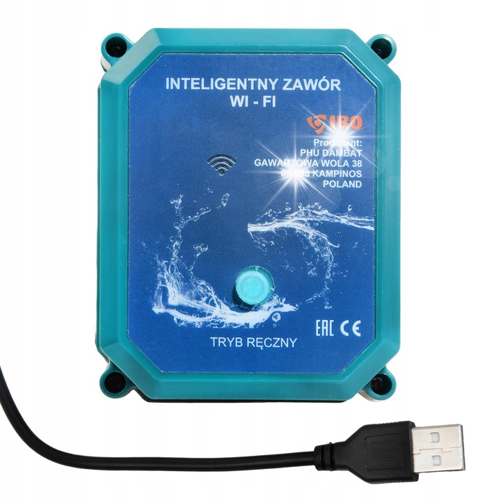 IBO Wi-Fi-s intelligens szelep DN25, 1 hüvelyk, rozsdamentes acél, öntöző- és légkondicionáló rendszerekhez