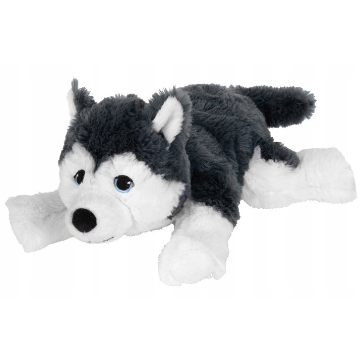 IKEA Livlig plüss husky 37 cm, 100% poliészter, mosható