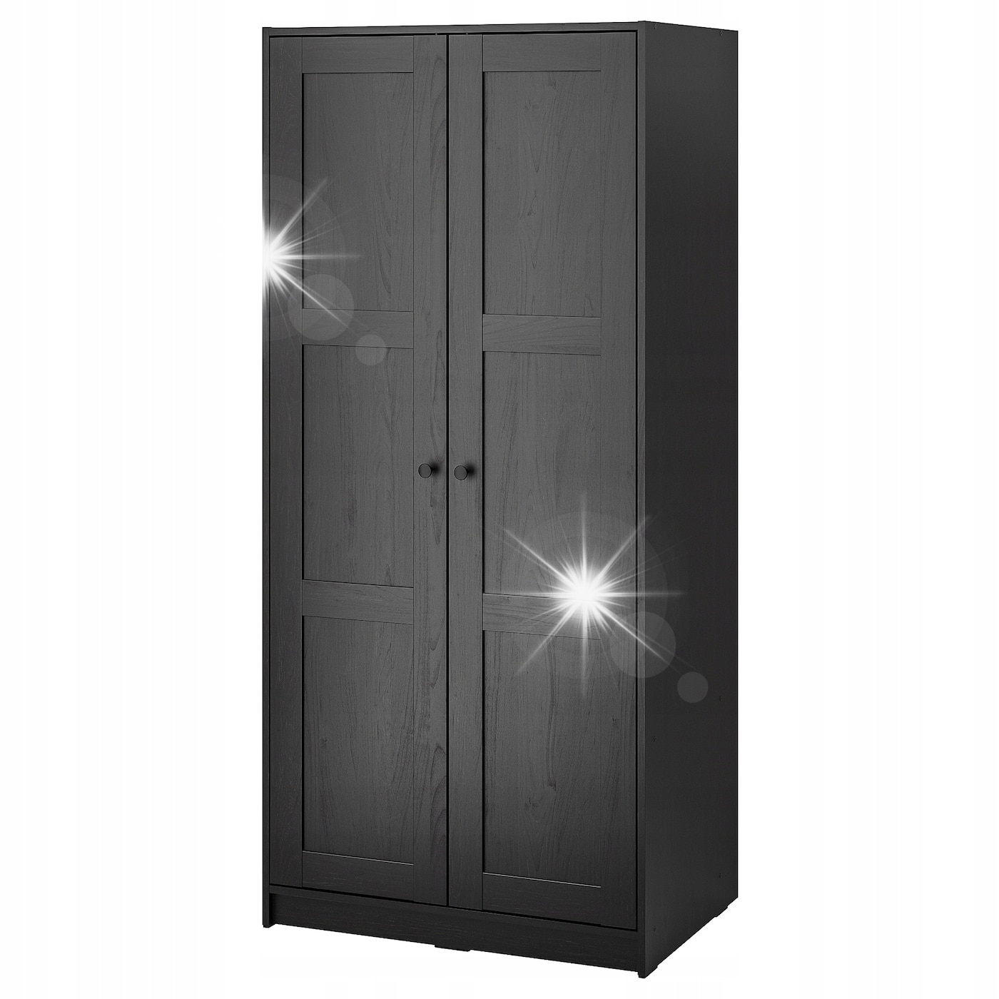 Dulap 2 usi IKEA RAKKESTAD wenge 79x55x176 cm - eMAG.ro