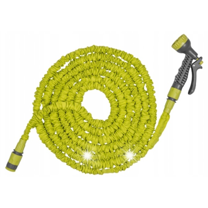 Градински маркуч Bradas, 15-45 м, лайм, с пистолет и конектори