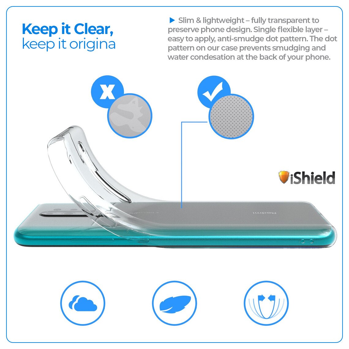 Husa clasica pentru Xiaomi Redmi Note 8 Pro, Felxibila, Subtire, din silicon, cu decupaje dedicate, Back Cover Transparenta (0.3mm)