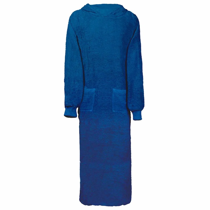 Halat de baie VidaXL, granat, bumbac, marime XXL