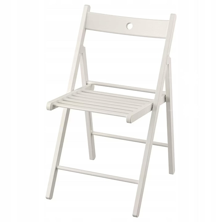 Сгъваем стол IKEA, бял, 44x51x77 см, за вътрешна употреба