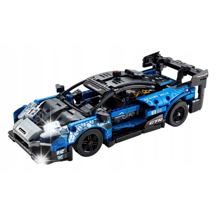 LEGO Technic McLaren Senna GTR építőkészlet, valósághű részletek, 32x12x9cm