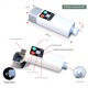 LED fényfüzér rézhuzallal, 5m, 50 meleg fehér LED – USB újratölthető vezérlés + távirányító, 4/6/8 órás időzítő, beltéri/kültéri