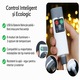 LED fényfüzér rézhuzallal, 5m, 50 meleg fehér LED – USB újratölthető vezérlés + távirányító, 4/6/8 órás időzítő, beltéri/kültéri