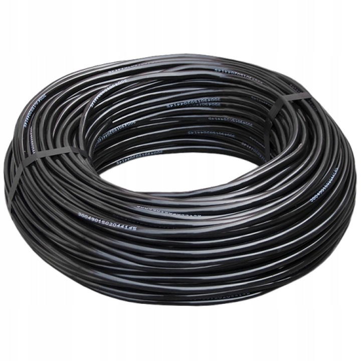 Градински маркуч, Bradas, PVC, 4x7 мм, 100 м, за микронапоителна система, черен