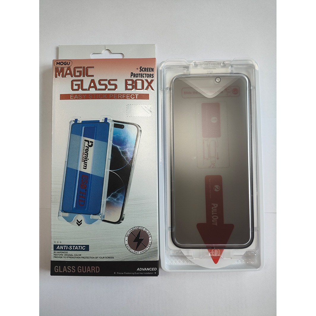 Folie de Protectie Pentru Telefon Mobil, Protector de Ecran Rezistent la Spargere de Calitate Militara Pentru iPhone 17, MOGU® Protectie Profesionala Ecran 3D, Acoperire Completa, Anti Zgarieturi, Ultra HD, Transparent