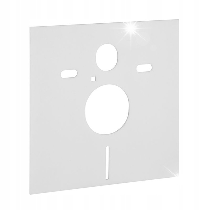 Geberitm hangszigetelő szett fali WC-hez és bidéhez, fehér, 40x42 mm