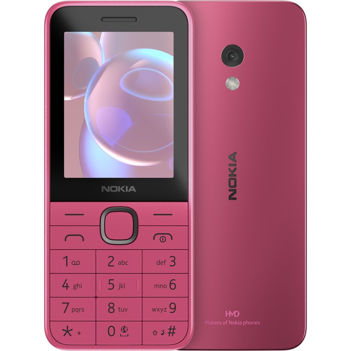 Смартфон Nokia 225 4G 2024, 64MB, 128MB, Pink