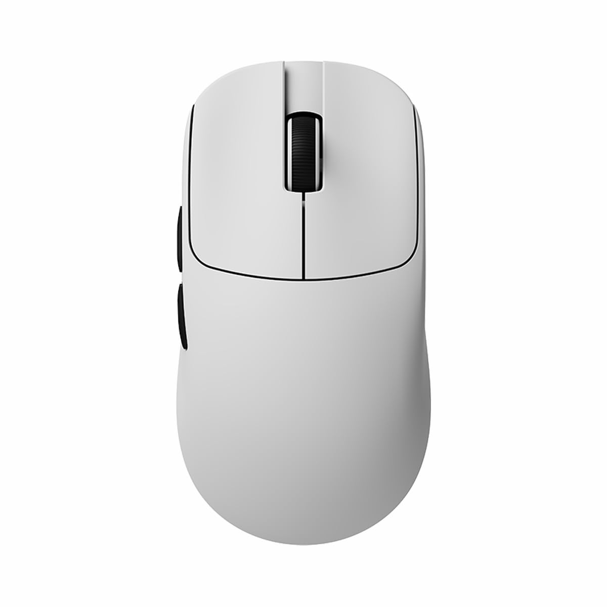 Mouse de gaming VXE MAD R, ultra-usor, 36–42 g, senzor PAW3395/3950, 42K DPI, rata de interogare dual-mode de 1K, mouse pentru sporturi electronice wireless 2.4G si cu fir USB-C (MAD R, alb)