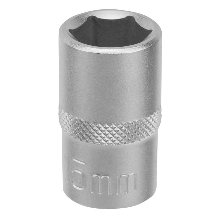 Вложка Stels, 15 мм, шестостенна, CrV, 1/2"