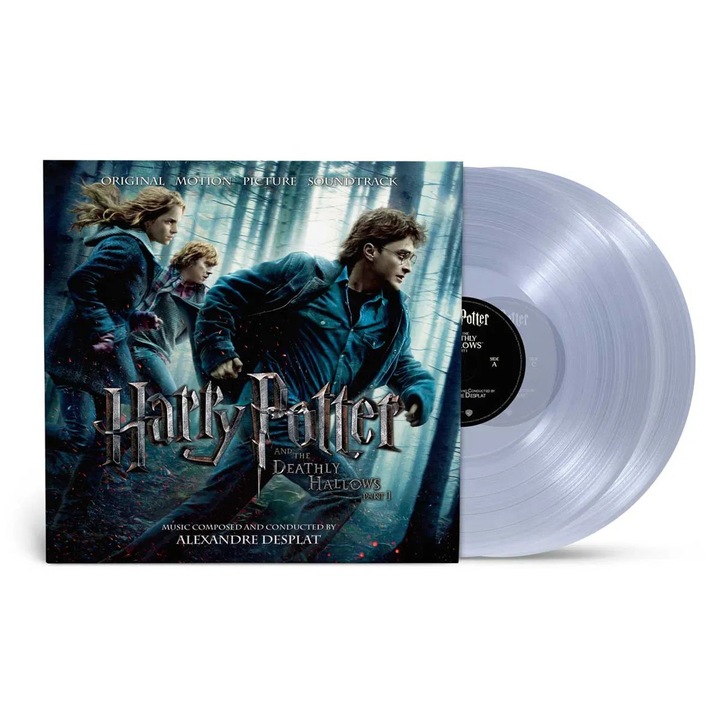 Vinil soundtrack, WARNER, Harry Potter si Relicve Mortii Partea 1, 2 viniluri, transparent