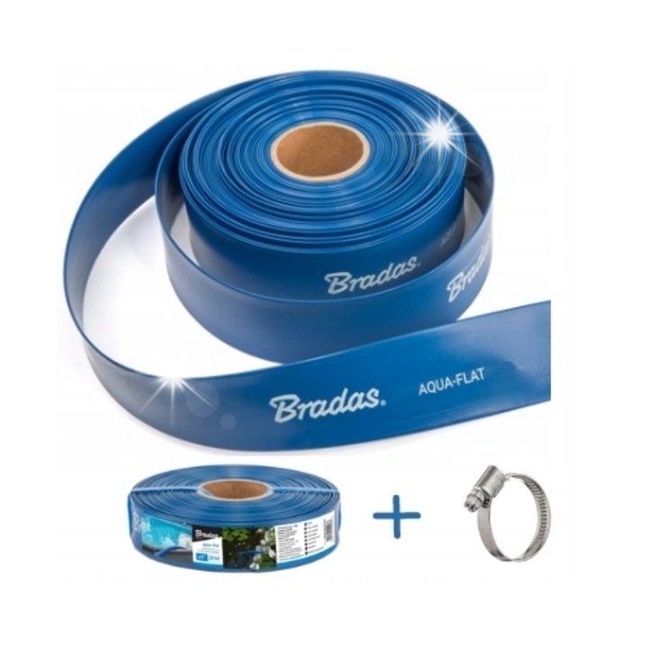 Bradas kerti tömlő 20m, 38mm, időjárásálló, kék