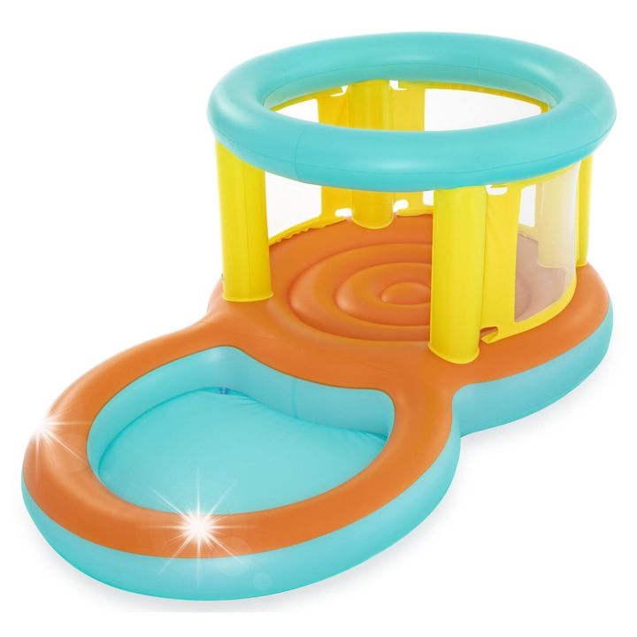 Надуваем басейн с детски басейн, Bestway, 239x142x102см, многоцветен