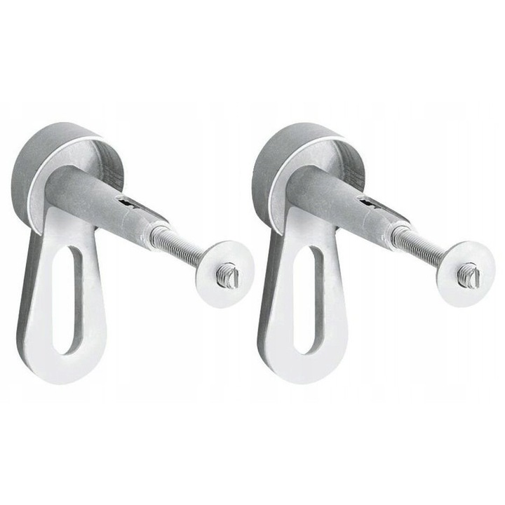 Комплект от 2 поставки за баня Grohe Rapid SL, регулиране 130x230 мм, сребрист