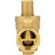 Víznyomáscsökkentő 1" IBO DN25, nyomásmérővel, 1-6 bar, 112x78x85mm